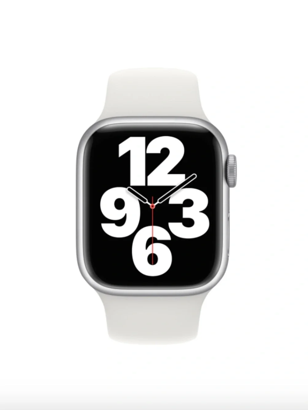GENUINE APPLE WATCH WHITE SPORT BAND - NEW - FITS MOST - 41MM - OEM - AUTHENTIC